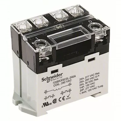Buy Schneider Electric 725bxxsc3ml-24a Enclosed Power Relay, 24v Ac, 6cvj2, New! • 19.99$