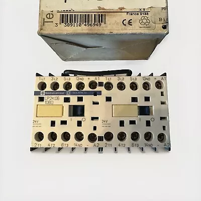 Buy NEW SCHNEIDER ELECTRIC Telemecanique LP2K06-01BD REVERSING CONTACTOR 24V COIL • 38.49$