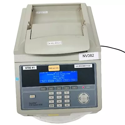 Buy Applied Biosystems 9700 GeneAmp PCR System Thermal Cycler 96 Well, N8050200 • 312.78$