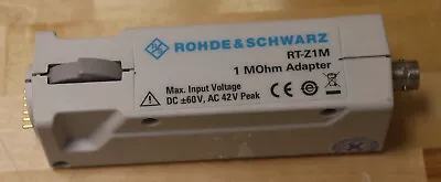 Buy Rohde Schwarz RT-Z1M High Impedance Adapter For R&S Scopes, GOOD 2 Available • 925$