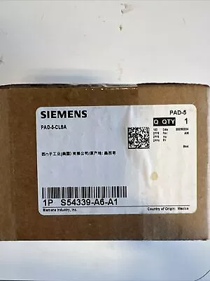 Buy New/factory Sealed SIEMENS PAD-5-CLSA, Date Code 3/23 • 80$