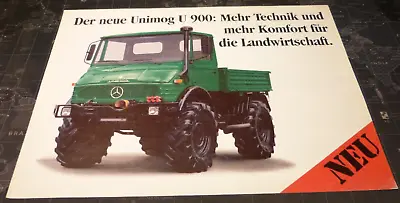 Buy Orig. Mercedes Benz Unimog U 900 Meht Technology / More Comfort Brochure / Brochure • 32.56$