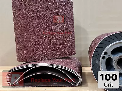 Buy Premium 100 Grit Sandpaper Belts 8  X 19  10-pack For EZ8 Floor Sander • 35$