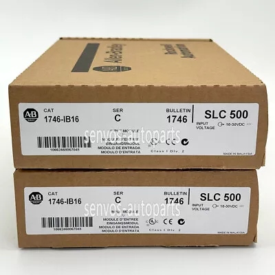 Buy AB 1746-IB16 SER C SLC 500 Digital Input Module PLC 1746IB16 New Factory Sealed • 65$