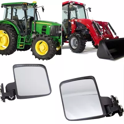 Buy Pair 228lb Rated Magnet Tractor Mover Side Mirror LH & RH For Kubota John Deere • 20.99$