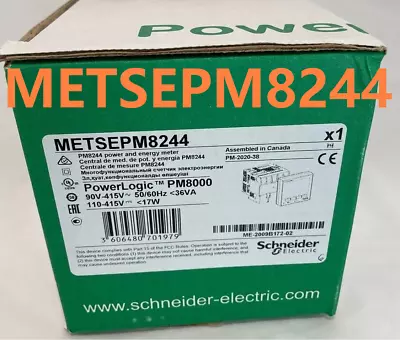 Buy SCHNEIDER ELECTRIC METSEPM8244 Schneider METSEPM8244 PowerLogic PM8000 Power PLC • 2,780$
