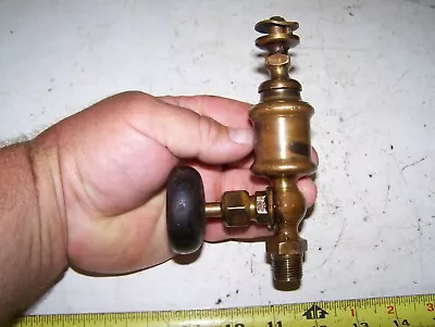 Buy Small ORNATE Brass STEAM CHEST Oiler Hit Miss Gas Engine Tractor Magneto NICE!! • 10.50$