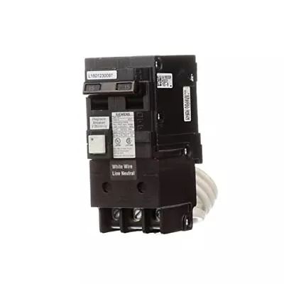 Buy QF215A Ground Fault Circuit Interrupter, 15 Amp, 2 Pole, 120V, 10,000 Aic, • 150.05$