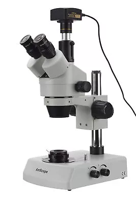 Buy 7X-90X Jewelry Gem Stereo Microscope With Dual Halogen + 18MP USB3 Camera • 1,061.99$