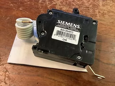 Buy Siemens BA120AFC Single Pole Arc Fault Circuit Breaker (NOS) • 50$