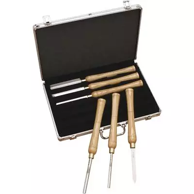 Buy Grizzly H7924 6-Pc. Lathe Chisel Set In Aluminum Box • 165.95$