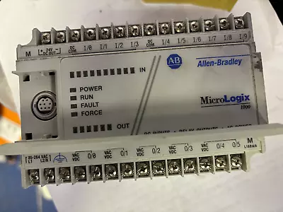 Buy Rockwell Automation Allen-Bradley MicroLogix 1000 PLC 16 Point Controller • 500$