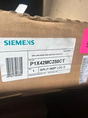Buy Siemens P1X42MC250CT-SIEMENS 250A AMP 208Y/120V 42CIR 3PH/4W PANELBOARD - • 599$