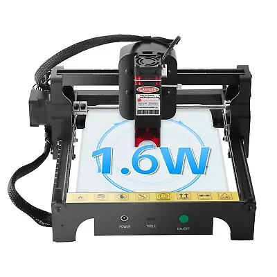 Buy Roomark 1.6W Laser Engraver Cutting Machine, Higher Accuracy Engraving Machine • 110.99$