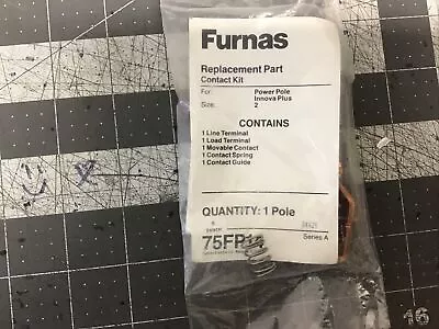 Buy Furnas Siemens 75FP14, 1 Pole Contact Kit, OEM, NEW(LK10Y) • 39.99$