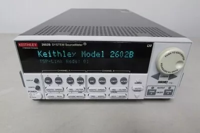 Buy Keithley 2602B Dual Channel Sourcemeter SMU, 40V, 3A, 40W • 6,995$