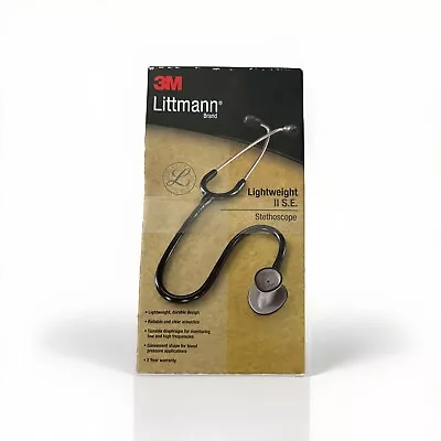 Buy Littmann Lightweight II S.E. Stethoscope - 2450 BLACK • 49.99$