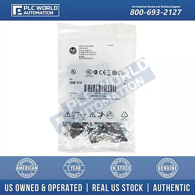 Buy 800F-X10 Allen Bradley Contact Block, 1 NO, 10A, Pack Of 10, New Sealed, 2Yr Wty • 49$