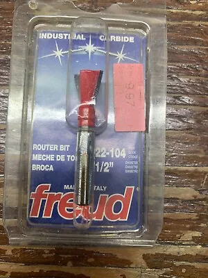 Buy Freud 22-104 Carbide Tipped 14 Degree Dovetail Router Bit 1/2 Dia. X 1-7/8 L In. • 12$
