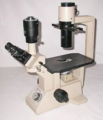 Buy Olympus CK2 Inverted Phase Contrast Microscope W/ 4x 10x 20x 40x Objectives • 1,250$
